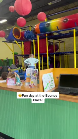 The smile on his face was worth it! 💙#bouncyhouse #toddlersoftiktok #funday #fyp #auntlife #foryou