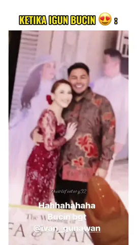 Lagi bucin hehe #ayutingting #ivangunawan #ayyigun