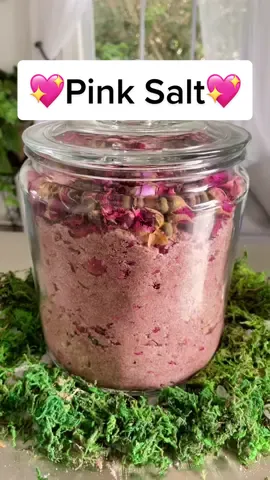 💖Magical Pink Salt💖 #witch #witchtok #spell #witchesoftiktok #witchtips #babywitch #babywitchtips #ValentinesDay #Love #witchcraft #witchy #fyp #foryou