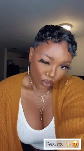 Pixie Styling Tutorial using my Pixie Hair Co. Premium Styling Kit✨. Anti black if you mention my lashes😂 #fyp #blackgirltiktok #pixiecut #shorthair