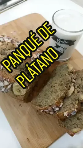 Delicioso panqué de plátano #fyp  #Receta #cocina