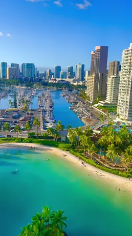 View of Waikiki from Hilton Hawaiian Village Resort Rainbow Tower #breathtaking #hilton #hawaii #honolulu #oahu