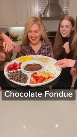 Chocolate Fondue #daughter #besties #girlsnightin