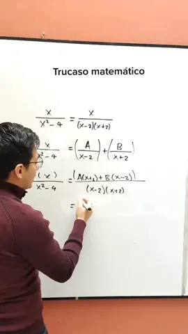 Fracciones parciales #trucomatematico #matematica #calculo