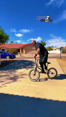 I love this trick. Never thought I’d be doing it at 50. Slowmo then real-time. 😁👍 @metallica rules! #ShowUsYourDrawers #bmxfs8090 #og #MakeItGucci @sandmbikes @ladbible