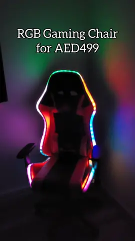 Everything looks good in RGB 🤩 | #geekaygames #geekay #GamingChair #rgblights #PCGaming #WonderGamer #fyp