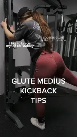 #glutemediuskickback #liftingtipsforwomen #kickback