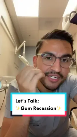 Reply to @jj22jj12 Let’s Talk: ✨Gum Recession✨ #Dentist #DentalTok #GumRecession #GingivalGraft #Smile #Scrubs #Teeth #fyp #trending