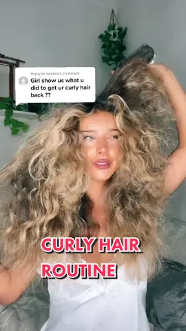 #ad Reply to @sslxkco  My most requested video! Curly hair routine 💜 @Growth Bomb  #hairtransformation  #ad #growthbomb