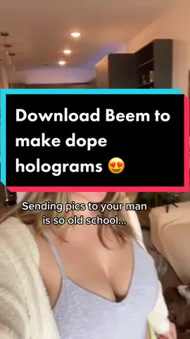 The girls that get it, get it. Download the Beem app & create your own hologram today, link in bio! ❤️ *ad* #Beem #couples #funny