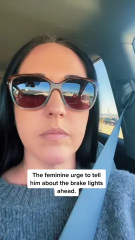 Brake! #feminineurge #driving #husbandwife #husband #backseatdriver #anxious