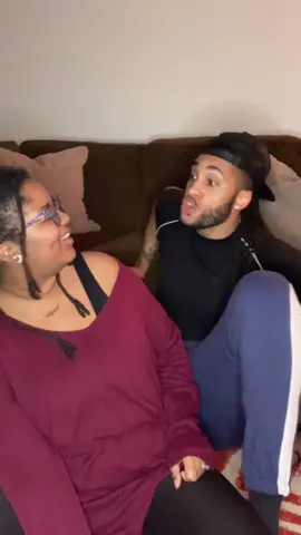 Man @yourstrulybriana made this look EASY 😅 I was tryna see sumn #fyp #stitch #funnyvideos #couplehumor