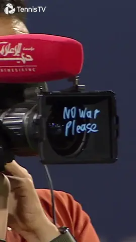 A clear message from Russia’s Andrey Rublev.