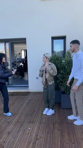 En plein tournage pour le clip!