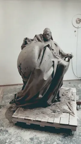 Interpret what the letter says… ✍️ Sculpture by Grzegorz Gwiazda #clayart #clay #handmade #art #polymerclay #clayartist #sculpture #ceramics