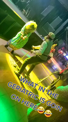 the freaks come out@Night🤣 #frostnight #elderly #mardigras #BlackTikTok #reels #old #tiktok #differentbreedofcomedy #mrsfinessejess #trending #stl