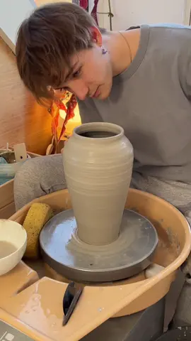 Practicing with 6lbs of clay #pottery #asmr #satisfying