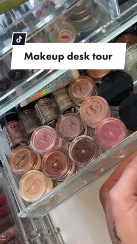 Storage for some of my makeup/kit ✨ @nyxcosmetics what do we think?😂 #fyp #makeup #nyx #peachesmakeup #makeupstorage #makeupdesktour