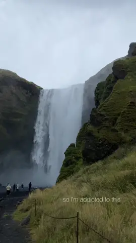 skogafoss, iceland #aestheticvideo #iceland #visiticeland #skogafoss