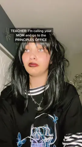 Pov: the quirky girl comes to class looking….Different….🤭 #pov #acting #emo #foryou #fyp #viral #joshua