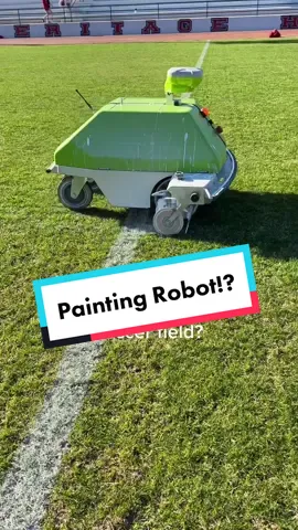 Really cool technology! #turftank #oddlysatisfying #futbol #paint #tysonmoorebuilds @Turf Tank
