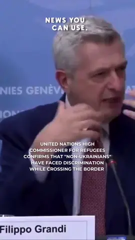 NEWS: The UN has confirmed that non-Ukrainians are facing discrimination in #Ukraine as the try to flee to places like Poland due to #Russian attacks