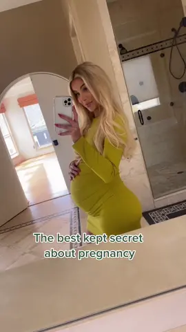 The best part is no matter how much you eat, you don’t have to suck it in🤣 #jokes #fypage #pregnancysecret #9monthspregnant #pregnancyjourney #preggolife
