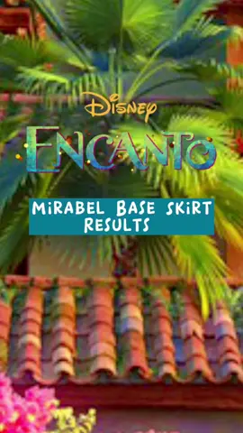 Base skirt is complete 🥰✅ #disney #encanto #results #cosplayprocess #mirabel #mirabelmadrigal #encantodisney #dacfun #behindwithdisneyangel