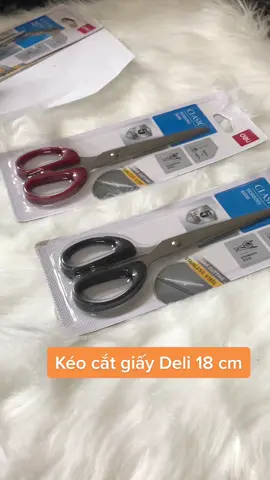 Kéo cắt giấy Deli 18 cm #keo #vanphongpham #elepaintstore
