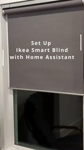 Let's set up an IKEA FYRTUR Smart Blind with Home Assistant #homeassistant #homeautomation #smarthome #IKEA #Blinds