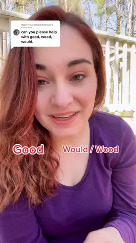 Reply to @joesbarbershop0 can you pronounce GOOD, WOOD, & WOULD #englishpronunciation #americanpronunciation #speakenglish #ingles #inglesfacil #esl