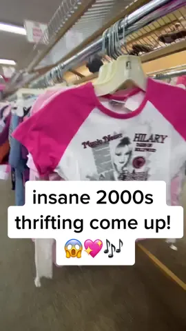 the thrift gods were out again today gbless #hilaryduff #2000sfashion #thrifting