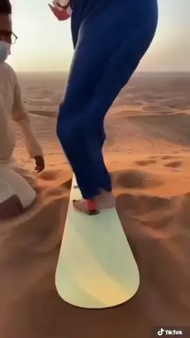 Sand Boarding In Dubai 🌵Cc-ladnevaksu #fyp #foryou