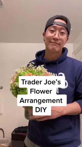 This one’s for all the non romantic dudes out there #foryourgirl #flowerarrangement #DIY #traderjoes #demonslayer #hashira