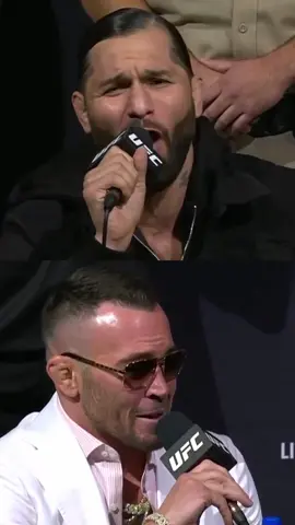 Anyone catch any of that? 😅🎙 #UFC #colbycovington #jorgemasvidal #ufc272