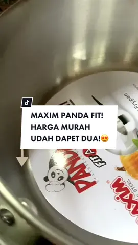 Ini sih bisa untuk menumis, membuat saus dan aneka olahan lainnya jadi lebih nyaman! #pandafita #pandafit #maxim #frypan #DaganganIndonesia
