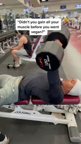 Vegan athletes still have to maintain the muscle we have with adequate levels of protein. 💯💪🏾 #vegan #veganathlete #vegangains #veganbodybuilder
