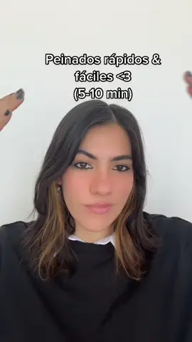 Para las personitas que tienen prisa💓 #fypシ  #foryou #hairstyletutorial#quickhairtutorial#easyhairstyle#hairstylevideos
