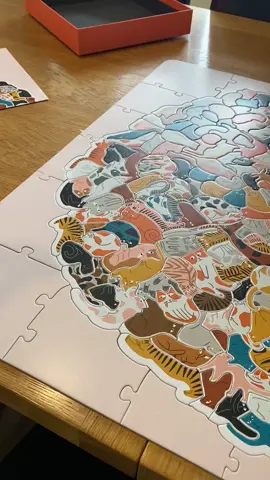 299 cats and a dog puzzle complete! #puzzle #jigsaw #299catsandadog