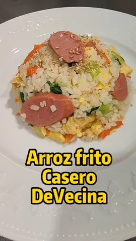 Arroz 3 delicias iberico de mi vecina #arrozfrito #arroztresdelicias #Receta  #recetafacil #cocinaentiktok #AprendeEnTikTok #parati #cocinaconchen