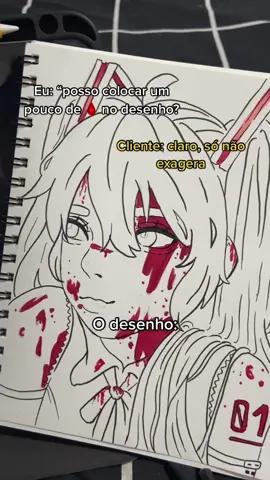 Apenas isso 💀#desenhos #bloodfake