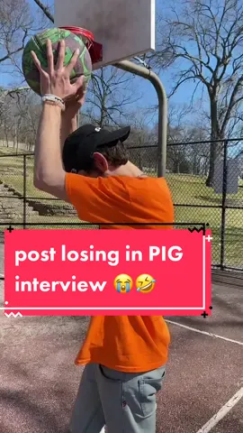post losing in PIG interview 😭🤣 #hoopers #interview #athletes #toofunny #10kin22