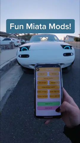 This is the How to flirt with other cars mod😉 #miata #wink #installs #miatagirl #fypp #fypdong #lo2slow