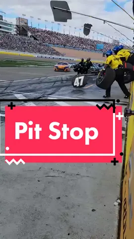 New NASCAR pit stops. 47 crew. #NASCAR #fyp #kaphouston #pitstop