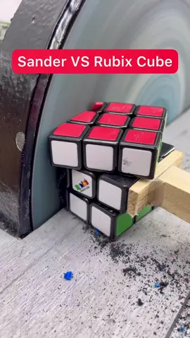Sander VS Rubik’s Cube #sandervs #sanding #satisfying #oddlysatisfying #rubikscube