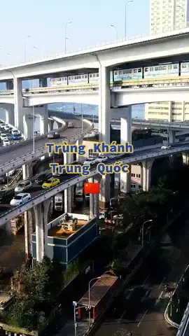 Hạ tầng giao thông phản ánh một phần sự phát triển của thành phố. Đây là TP. Trùng Khánh, TQ 🇨🇳 Bạn thấy sao ? #city #building #china
