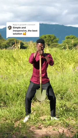 Reply to @goraak9  Regreening can be simple. A shovel can easily do the trick! #keepitsimple #somethinggood #regreening