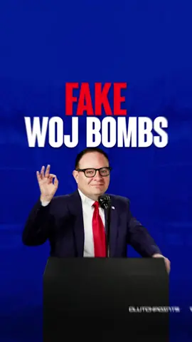 FAKE WOJ BOMBS 🤣 #wojbomb #NBA #clutchpoints #viral