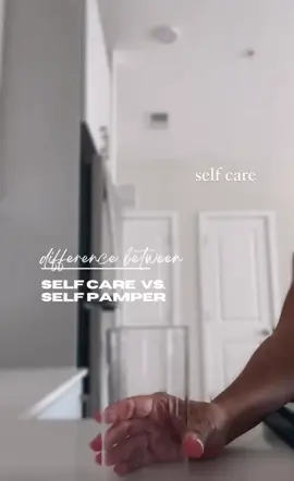 Difference between Self Care & Self Pamper.