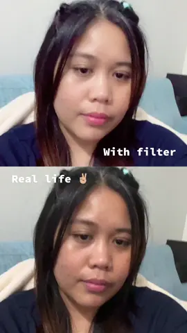 With Filter vs No filter #reallife #filtered #realskin #likealovesong